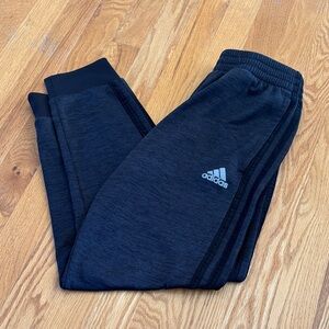 Adidas Kids Charcoal Joggers (Size M 10/12)